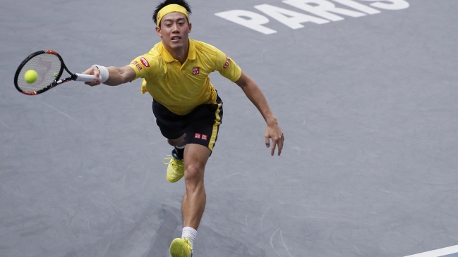 Nishikori y Goffin entraron a octavos de final en el Masters 1.000 de París-Bercy
