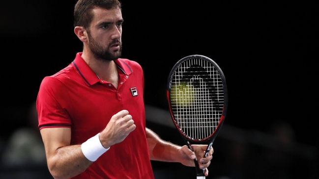 Marin Cilic clasificó al Masters de Londres tras pasar a cuartos en París-Bercy