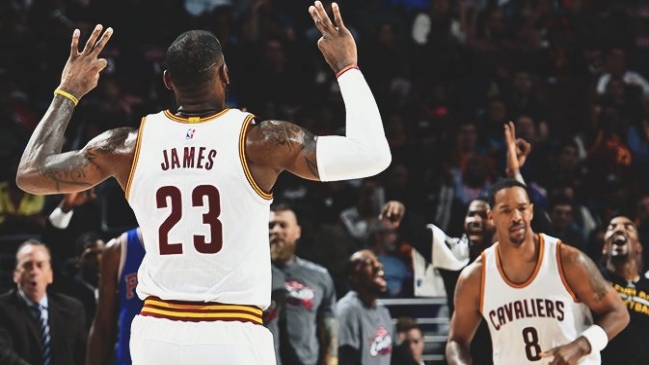 LeBron James brilló para darle el triunfo a Cleveland Cavaliers sobre Philadelphia 76ers