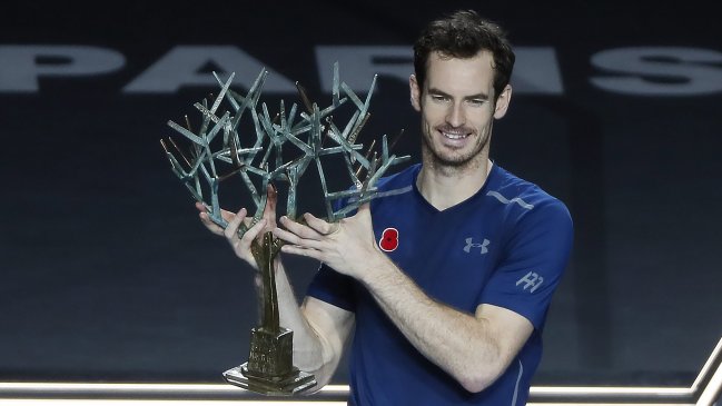 Andy Murray celebró su número uno con el triunfo en el Masters 1.000 de París-Bercy