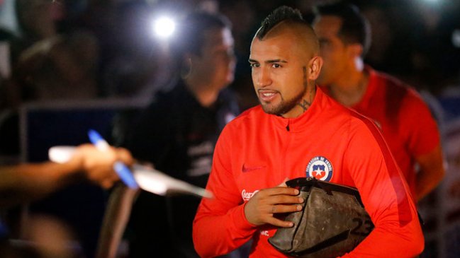 Selección chilena arribó a Barranquilla para afrontar el duelo ante Colombia