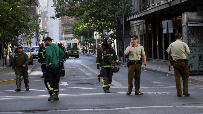 Fuga de gas en cercanías del Palacio de La Moneda