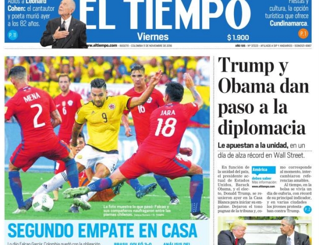 Medios colombianos: Chile nos enredó