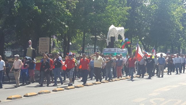 Sector público marcha en todo el país por el reajuste