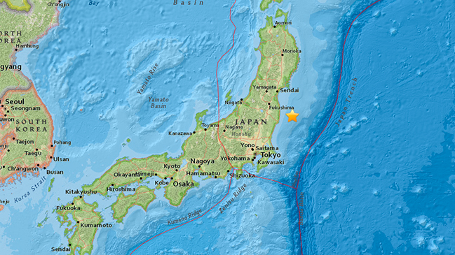 Terremoto en Japón: Decretan alerta de tsunami para la costa nipona