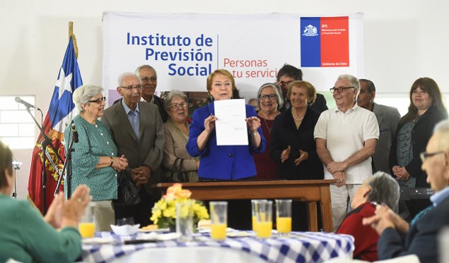 Pensión básica solidaria subirá en enero casi 10 mil pesos