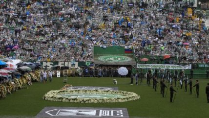 El conmovedor adiós a las víctimas de la tragedia de Chapecoense