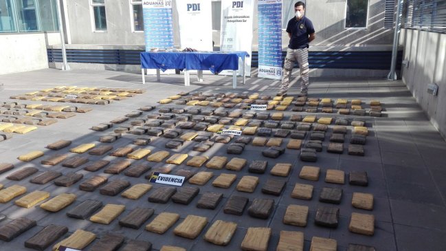 Decomisaron 235 kilos de 