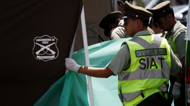 Atropello y posterior colisión dejó dos muertos en Autopista del Sol