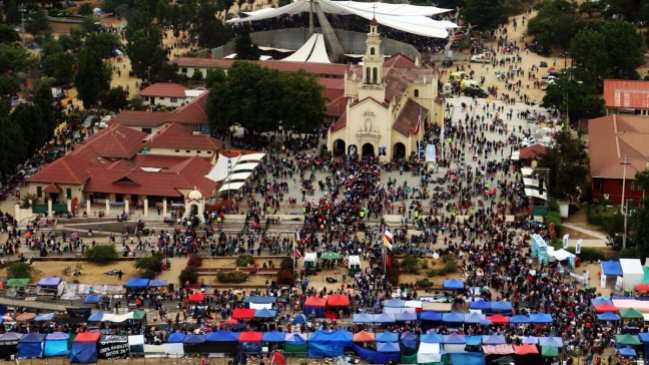 Más de un millón de fieles se congregaron en Santuario de Lo Vásquez