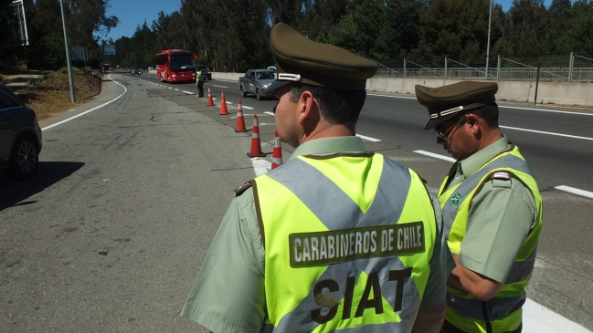 Carabineros cifra en tres los muertos en inicio del fin de semana largo