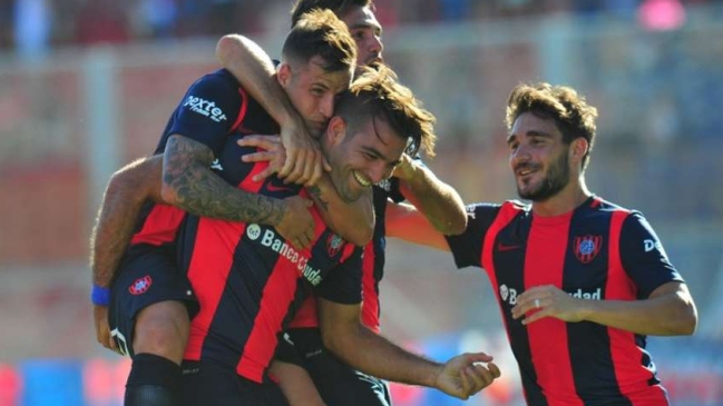 Paulo Díaz fue titular en triunfo de San Lorenzo sobre Unión Santa Fe en Argentina