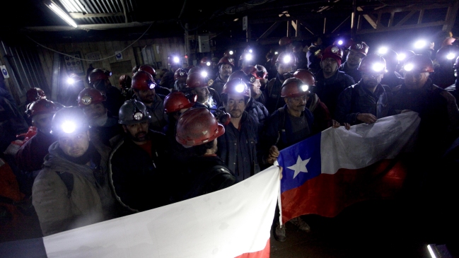 Mineros cumplieron una semana al interior de la mina Santa Ana de Curanilahue