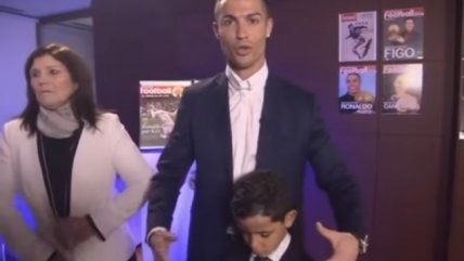   Cristiano Ronaldo replicó su grito tras ganar el cuarto Balón de Oro 