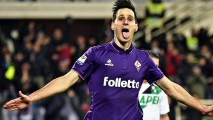 Fiorentina venció a Sassuolo con un golazo de taco de Nikola Kalinic