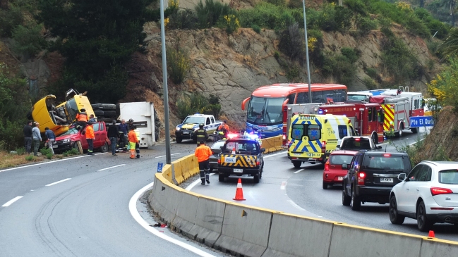 Región de Valparaíso: Anuncian medidas de seguridad vial para Ruta Las Palmas