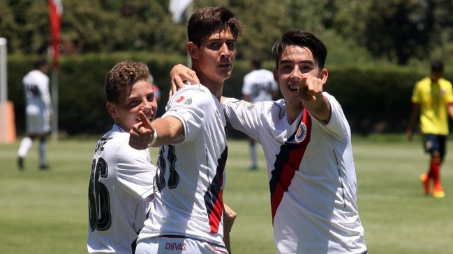 Chivas venció a la selección colombiana en el inicio de la Copa UC sub 17
