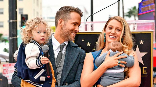 Blake Lively y Ryan Reynolds presentaron a sus hijas en público