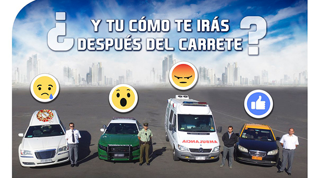 ¿Cómo te irás después del carrete? La particular campaña de Carabineros en redes sociales