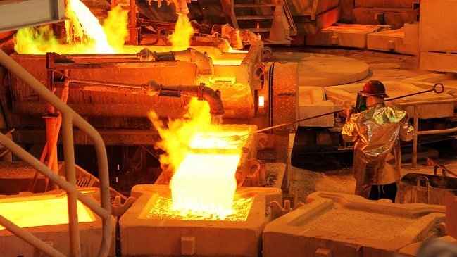 El precio del cobre cerró el año en 2,49 dólares