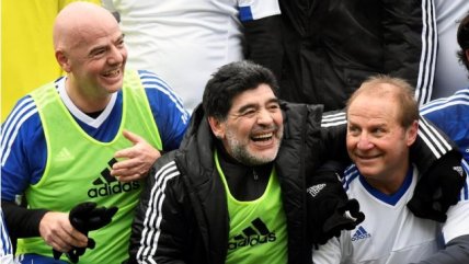 Maradona apoyó el aumento de la cantidad de países en los Mundiales