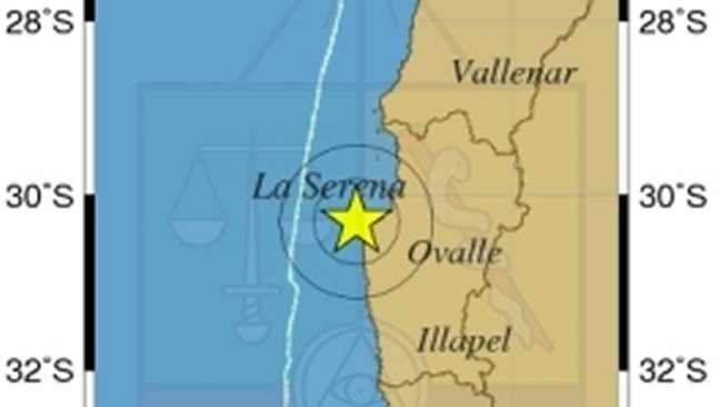 Sismo afectó a regiones de Atacama y Coquimbo