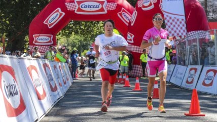   Pablo Vásquez, joven con síndrome de Down, y su felicidad por completar la Promotional Race en Pucón 