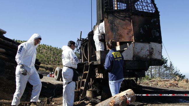 Contratistas forestales advierten que atentados generarán pérdida de empleos