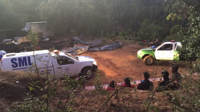 Cinco miembros de una familia murieron tras incendiarse su casa en Los Sauces