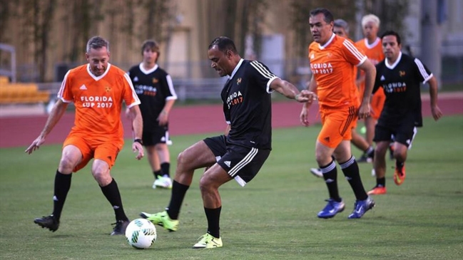 Leyendas brasileñas participaron en partido a beneficio de Chapecoense en Orlando