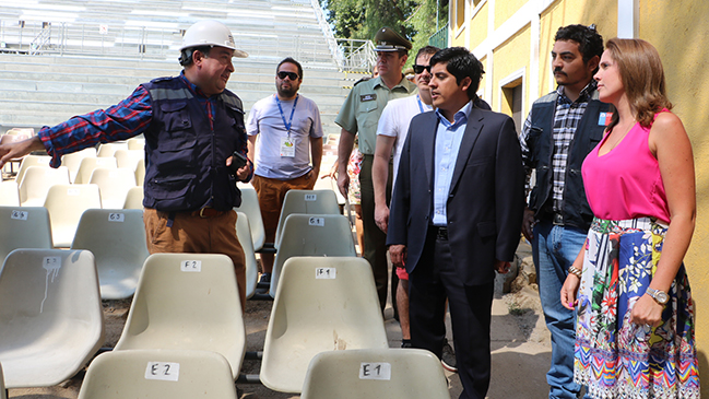 El Patagual fue inspeccionado en la previa al Festival de Olmué 2017