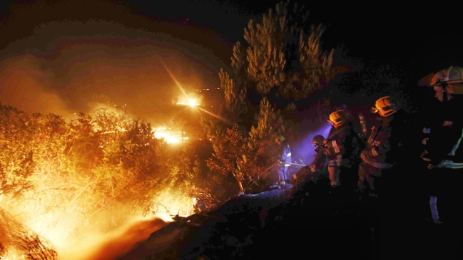 Presidenta Bachelet decretó estado de catástrofe en zonas afectadas por incendios