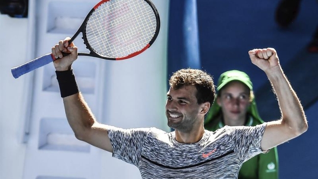 Grigor Dimitrov explotó su talento y se instaló en semifinales de Australia