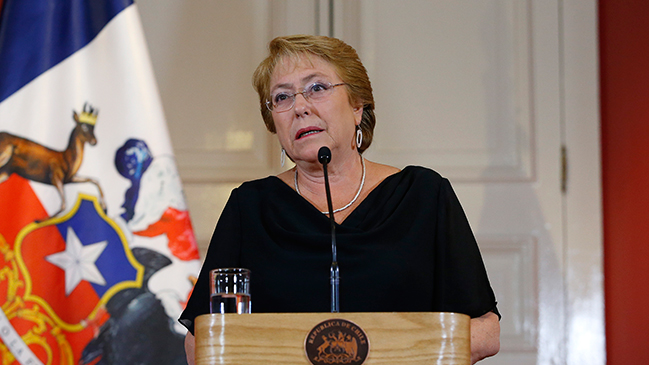 Presidenta Bachelet llamó a no sacar 