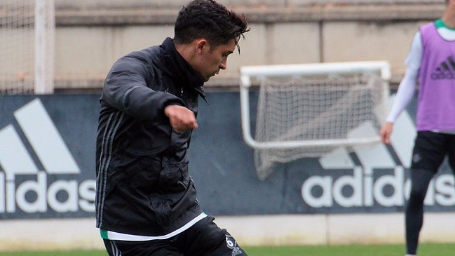 Felipe Gutiérrez volvió a las prácticas en Real Betis