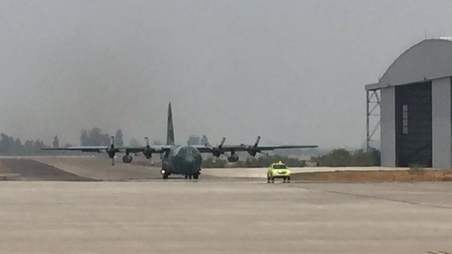 Aviones Hércules brasileños ya llegaron a Chile para combatir incendios forestales