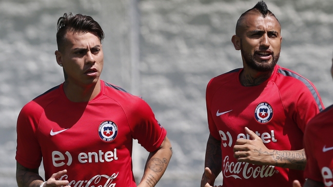 Arturo Vidal deseó éxito a Eduardo Vargas en su nuevo desafío