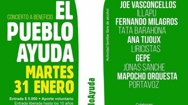 FECh encabeza concierto a beneficio de damnificados