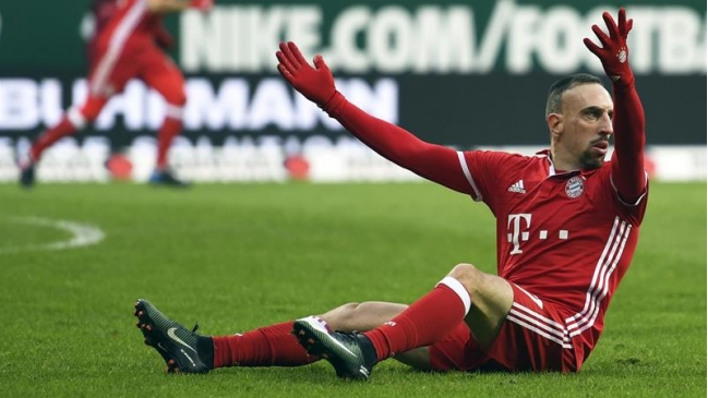 Ribery puede perderse por lesión el duelo de Bayern Munich contra Arsenal por la Champions