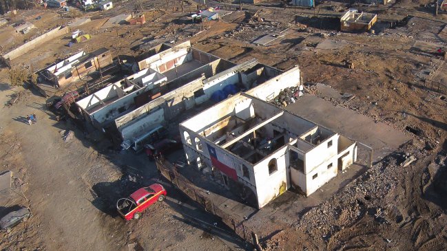 Dos menores fueron sorprendidos robando en casas quemadas de Santa Olga