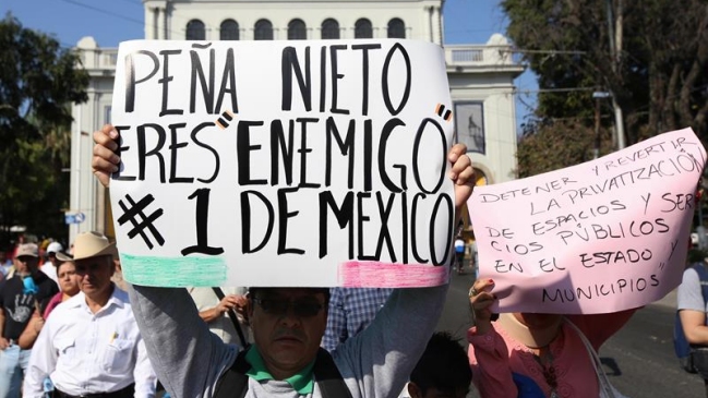 Miles de mexicanos reafirmaron con protestas su rechazo al 