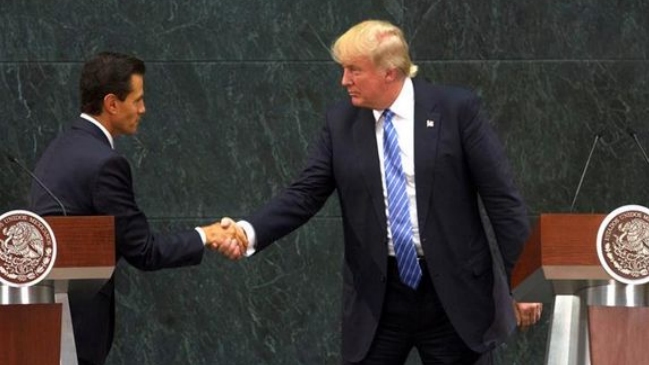 Trump aseguró que Peña Nieto está muy interesado en su ayuda contra los carteles
