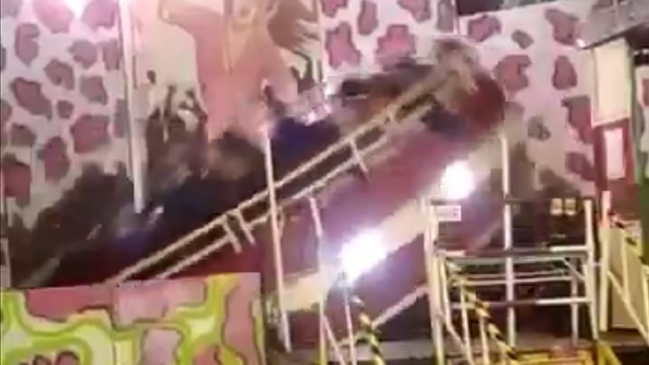 La Ligua: Prohíben funcionar a parque de diversiones tras accidente en el tagadá