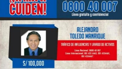   ¿Dónde está Alejandro Toledo? 