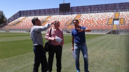Conmebol visitó el estadio de Cobreloa por el partido entre D. Iquique y Gremio