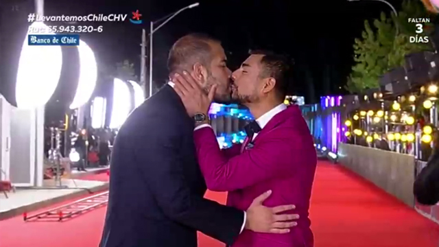 Andrés Caniulef desfiló con su pareja en la Gala de Viña: Es un gesto de amor