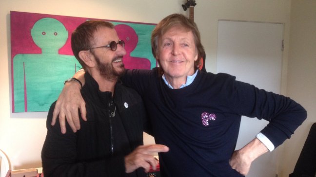 Paul McCartney y Ringo Starr se reúnen después de siete años