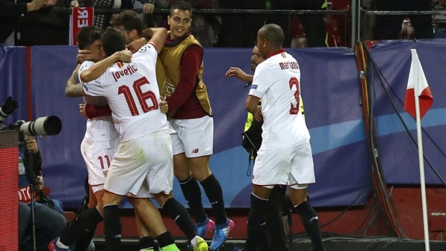 Sevilla derrotó con lo justo a Leicester y dejó abierta la llave de Champions