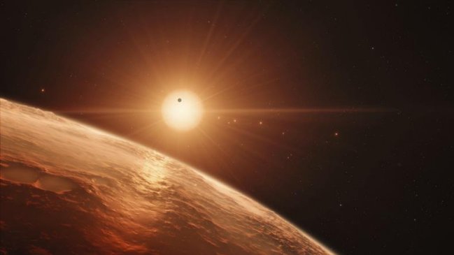 Detectan un sistema estelar cercano con siete planetas similares a la Tierra