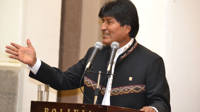 En medio de polémica por Aylwin, Evo Morales expresó su 
